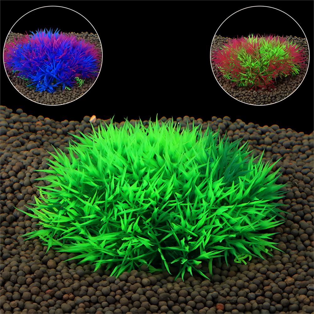 Aquarium Fish Enrichment - Artificial Water Grass Aquarium Plant Decoration