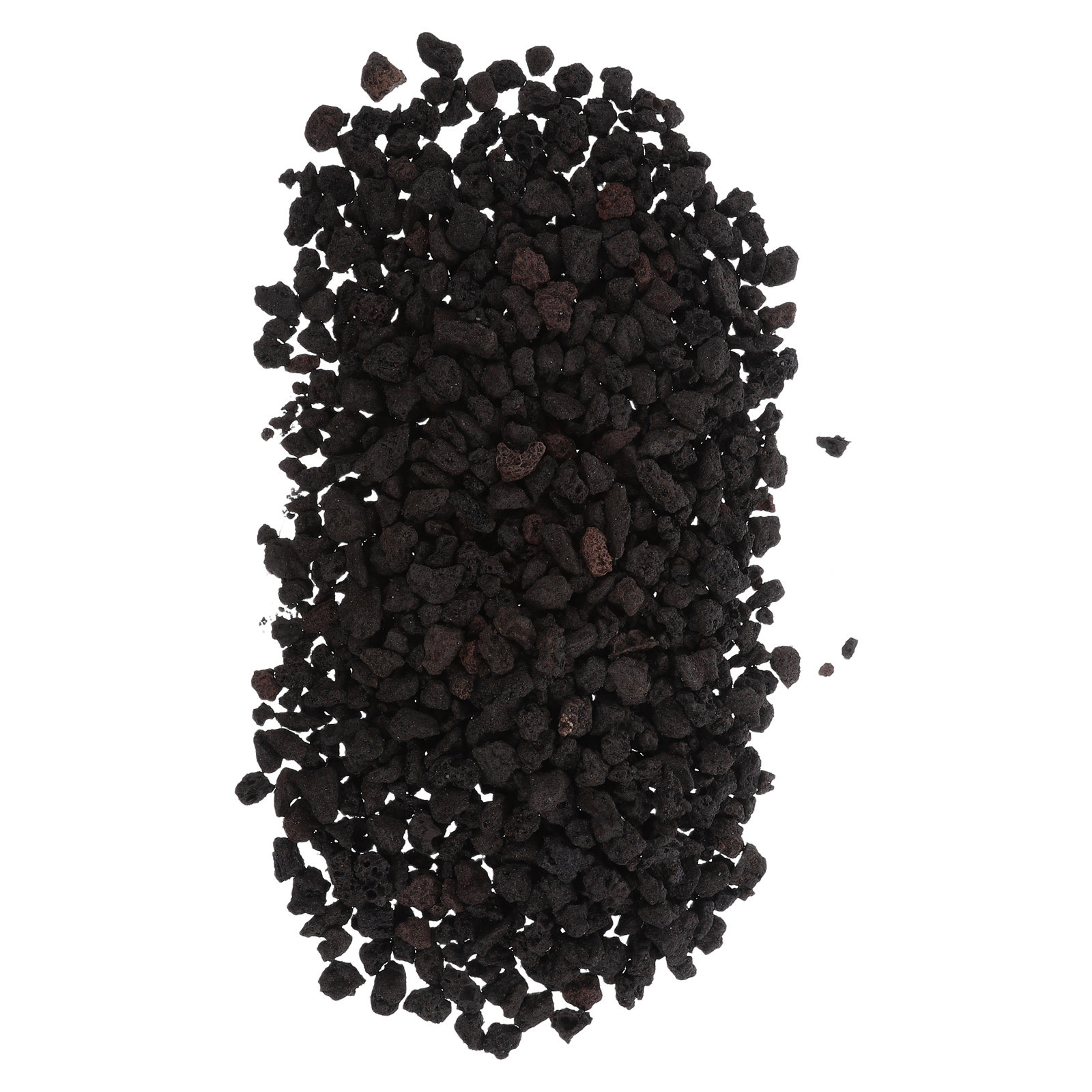 Aquarium Decoration Rock - 1Pack Black Volcanic Rock 2.2lbs Natural