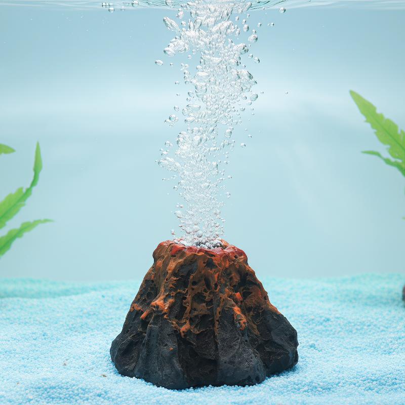 Aquarium Fish Enrichment - Volcano Shaped Aquarium Bubble Stone Oxygen