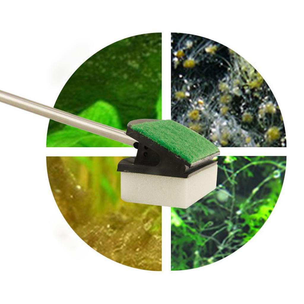 Aquarium Fish Long - Fish Tank Glass Brush Algae Remover