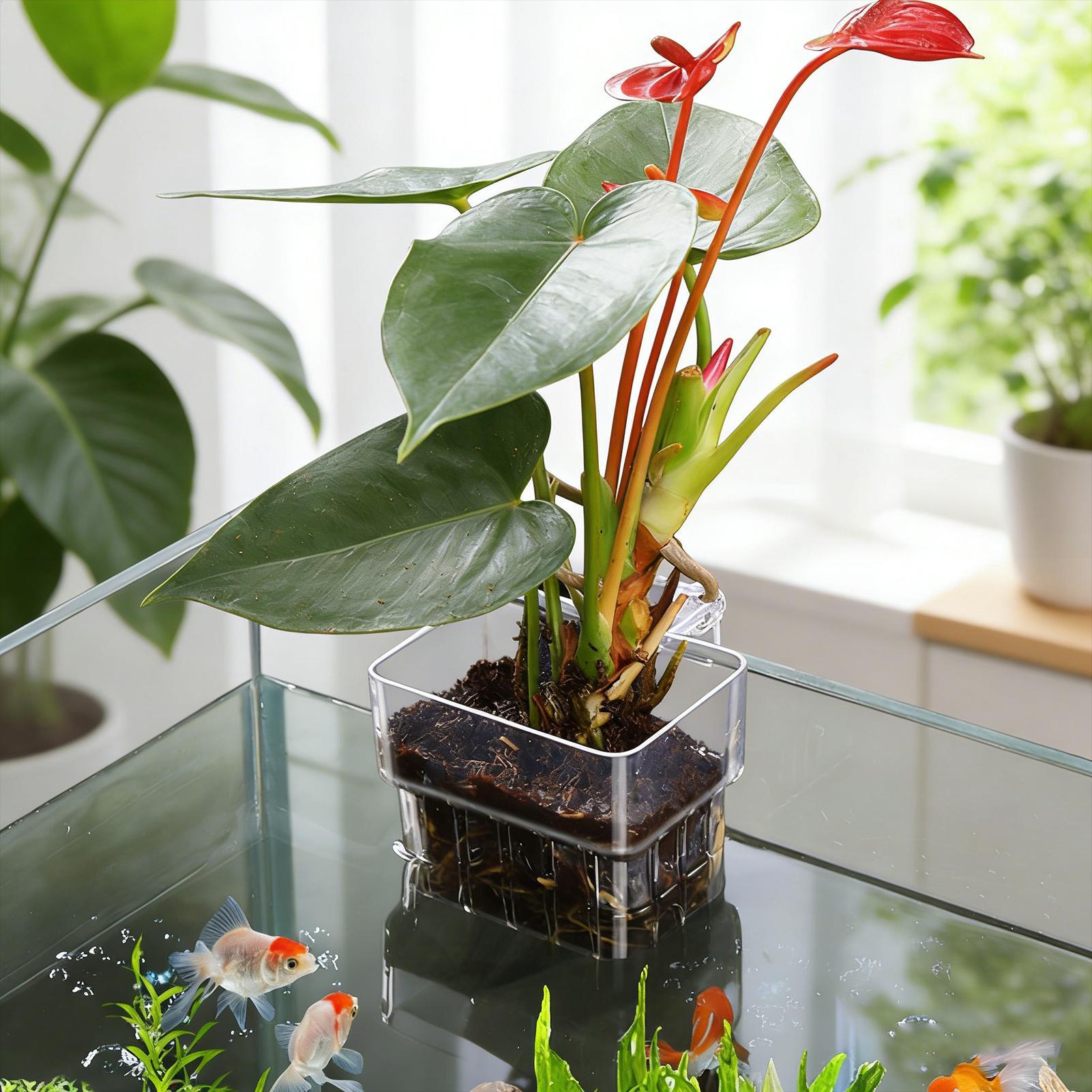 Transparent Hangable Aquarium  - Aquarium Fish Enrichment review and price