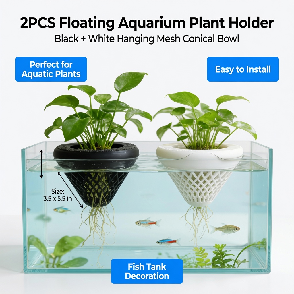 2PCS Floating Aquarium Plant H - Aquarium Fish Enrichment review and price