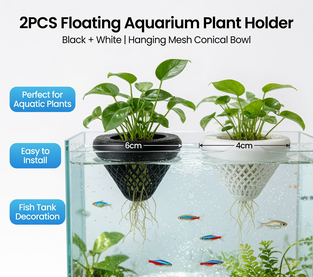 2PCS Floating Aquarium Plant H - Aquarium Fish Enrichment review and price