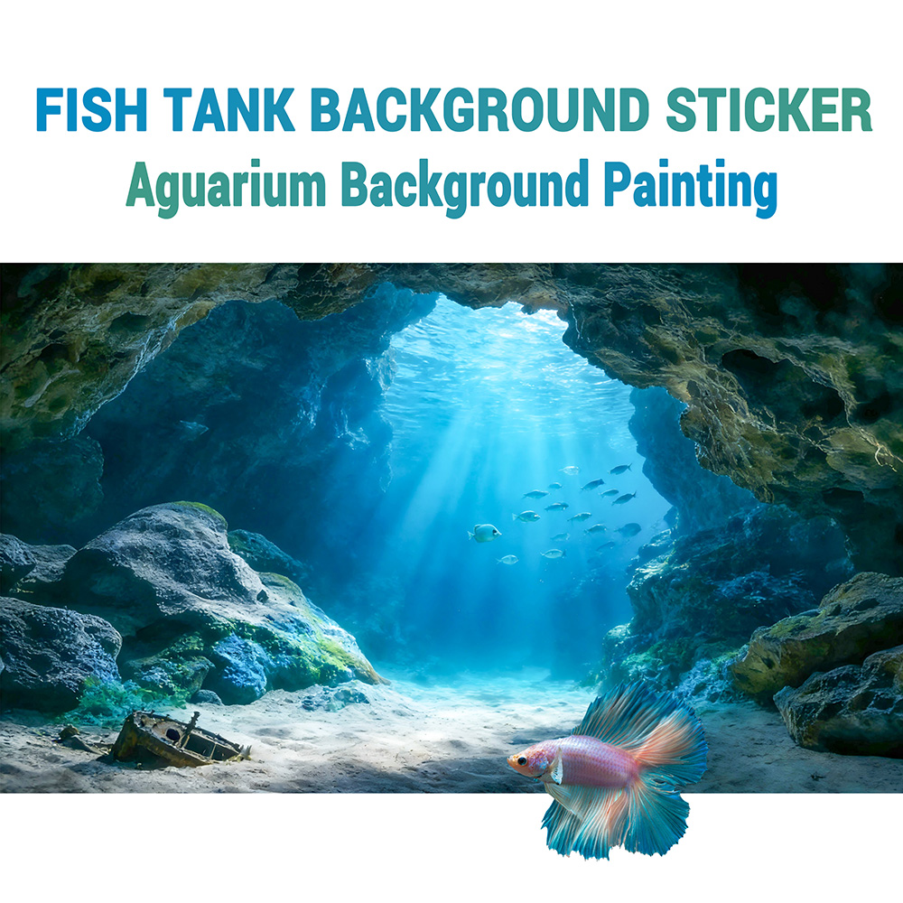 Deep Sea Blue Hole, Fish Tank  - Aquarium Fish Background review and price