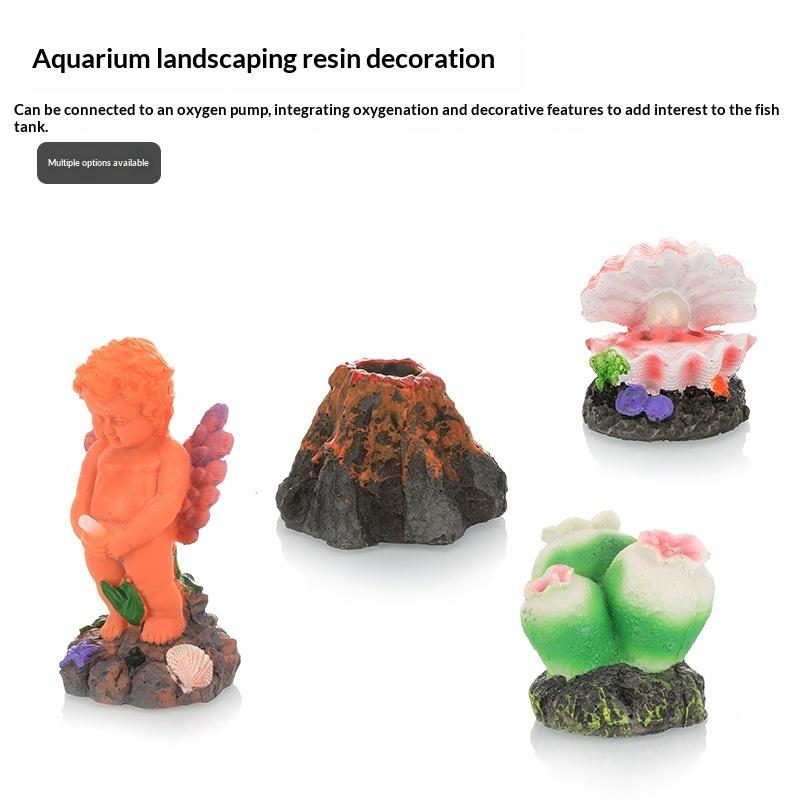 Volcano Shaped Aquarium Bubble - Aquarium Fish Enrichment review and price