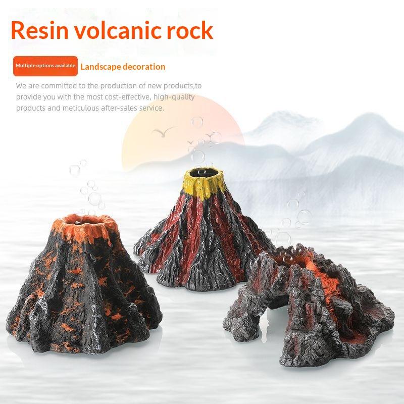 Volcano Shaped Aquarium Bubble - Aquarium Fish Enrichment review and price