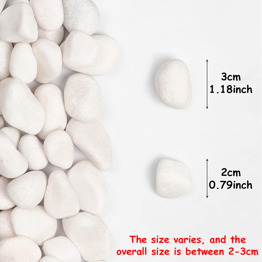 200/400g White High Polished N - Aquarium Decoration Rock review and price