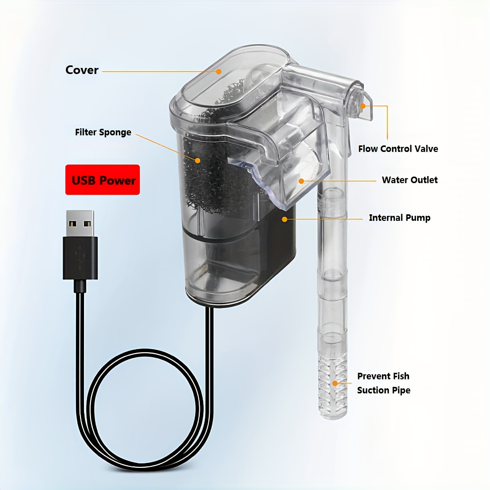 2.5W DC 5V Wall-hanging Filter - Aquarium Xl review and price