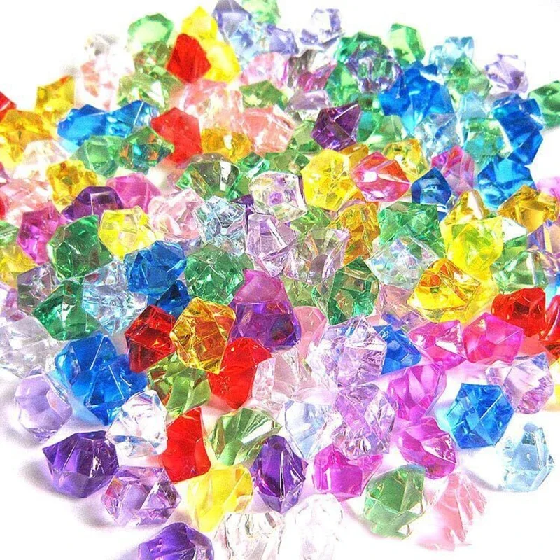 200pcs Acrylic Gem Stone Color - Aquarium Decoration Rock review and price